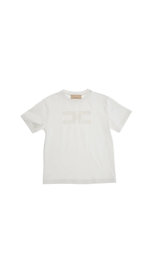 T-SHIRT ELISABETTA FRANCHI CON RICAMO EFTS242